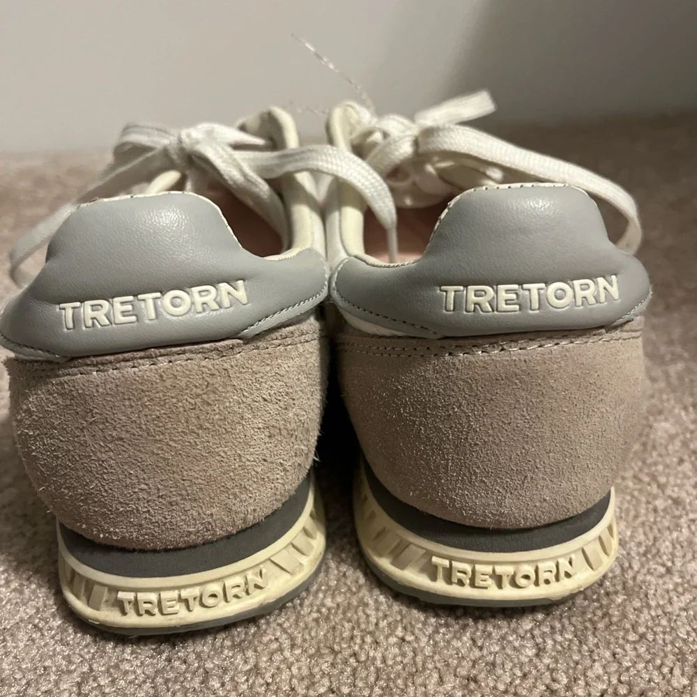 Tretorn Rawlings White and Pink Athletic Shoes